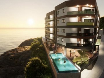 Residencial Riviera Del Mare, com vista ampla para o mar